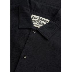 SUPERDRY SKJORTE KORT �RME SORT