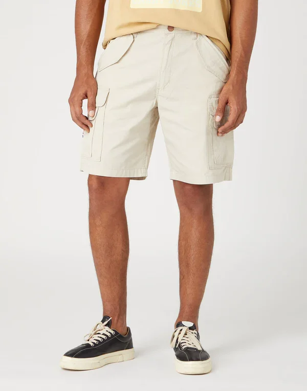 Wrangler Authentics Heren Big & Tall Classic Relaxed Fit Stretch Cargo Short, Koper Bruin, 44