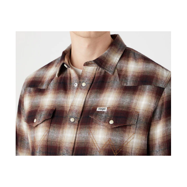 WRANGLER SKJORTE LANG RME (KUN STR M)