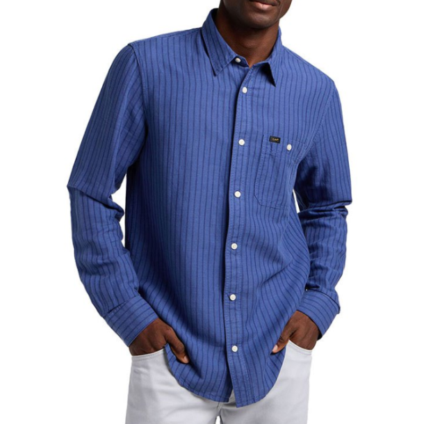 LEE SKJORTE LANG RME  (BL STRIBET)