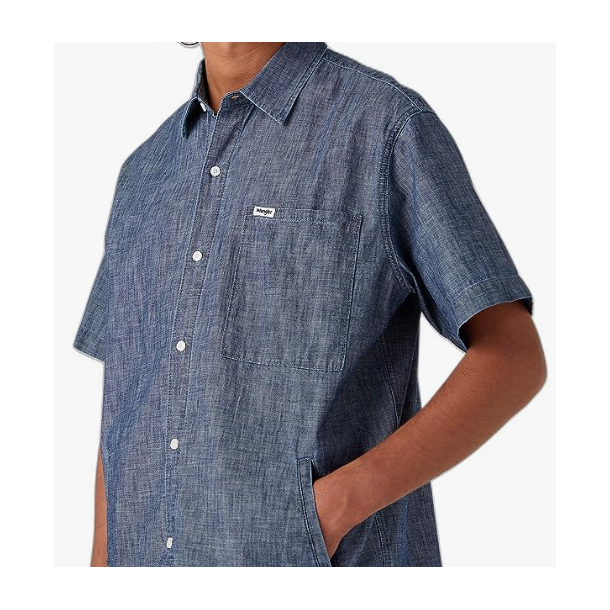 WRANGLER SKJORTE KORT RME  