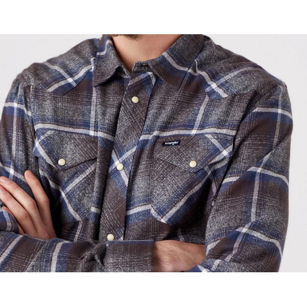 WRANGLER SKJORTE LANGE RMER (KUN STR M)