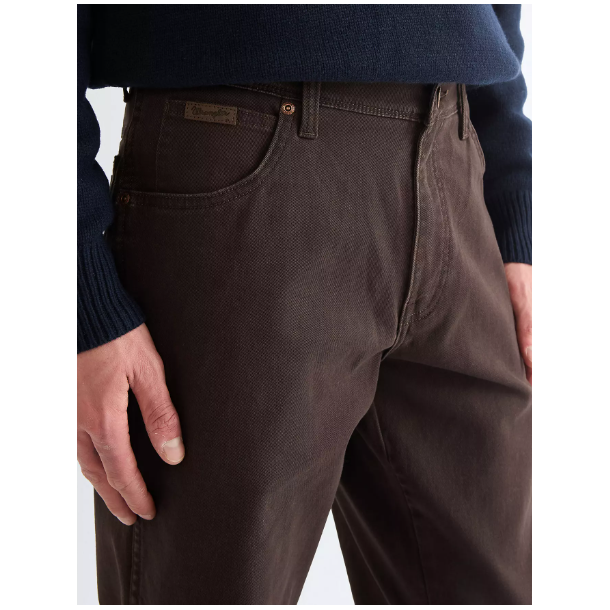 WRANGLER TEXAS JEANS STRETCH (VINTERBOMULD) BRUN 