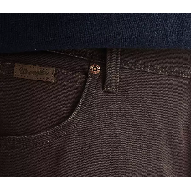 WRANGLER TEXAS JEANS STRETCH (VINTERBOMULD) BRUN 