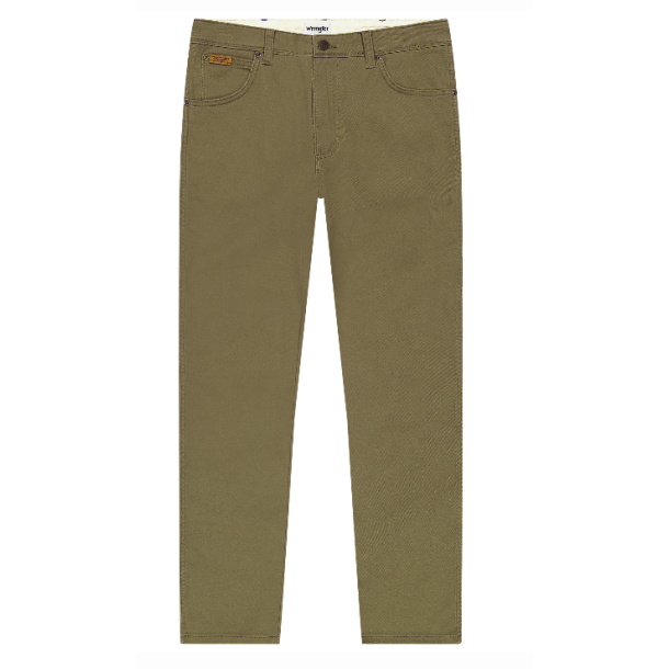 WRANGLER TEXAS JEANS STRETCH (VINTERBOMULD) TARMAC BRUN