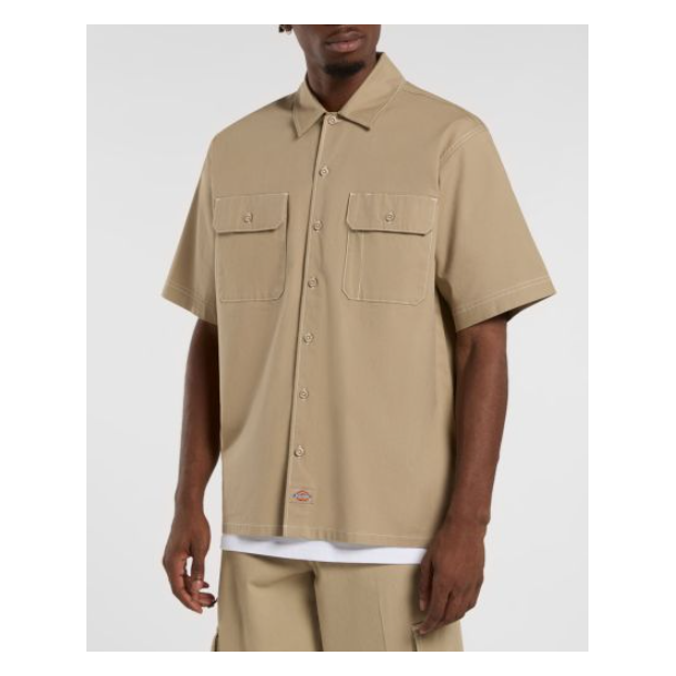 DICKIES WORK SHIRT SS REC BROWN