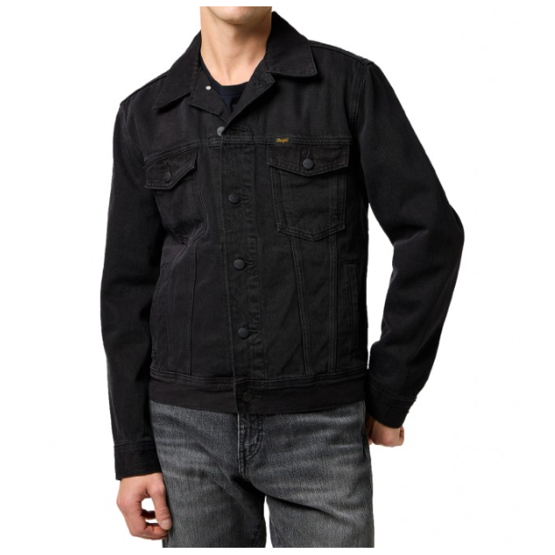 WRANGLER COWBOYJAKKE (CLASSIC) SORT STR. S-4XL 