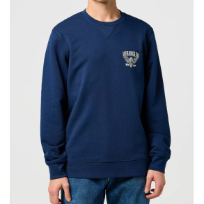 WRANGLER SWEATSHIRT RUND HALS BL