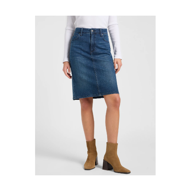 LEE NEDERDEL MIDI SKIRT 