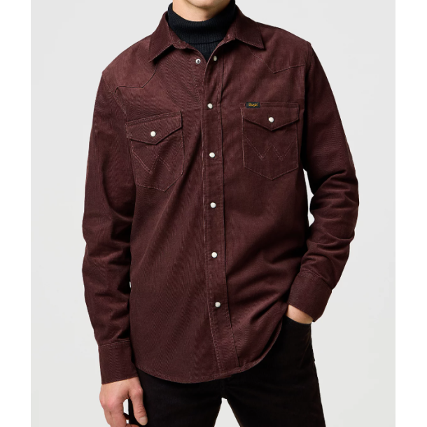 WRANGLER SKJORTE MAHOGANY (FLJL)