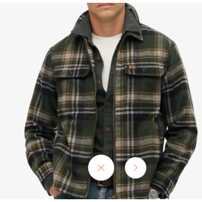 SUPERDRY WOOL JAKKE/SKJORTE