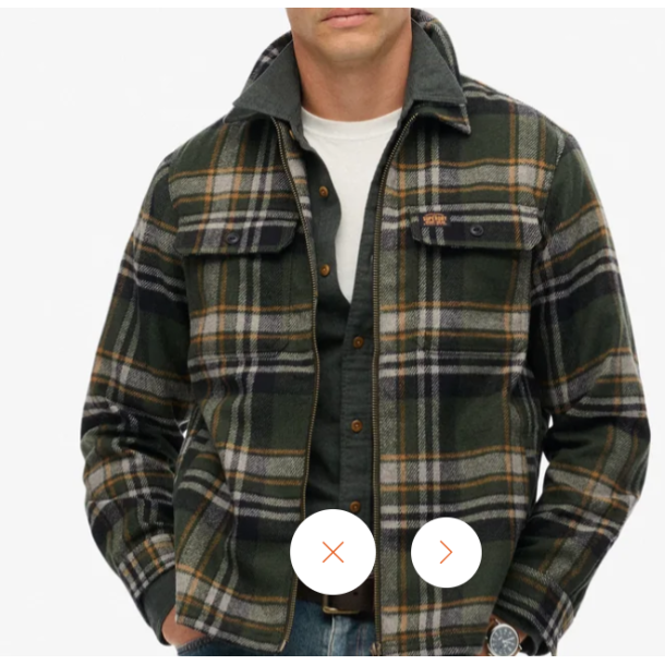 SUPERDRY WOOL JAKKE/SKJORTE