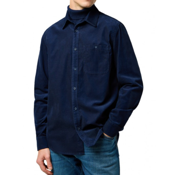 WRANGLER SKJORTE NAVY (FLJL)