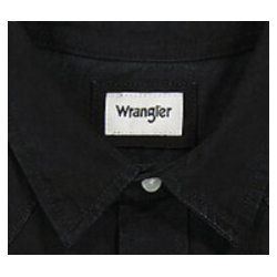 WRANGLER COWBOYSKJORTE (SORT) (F STR.)