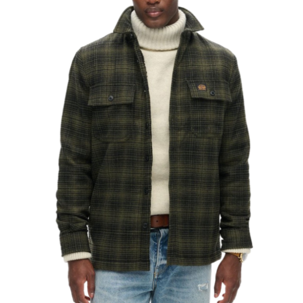 SUPERDRY WOOL JAKKE/SKJORTE 