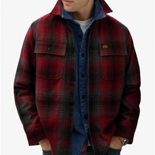 SUPERDRY WOOL JAKKE/SKJORTE 