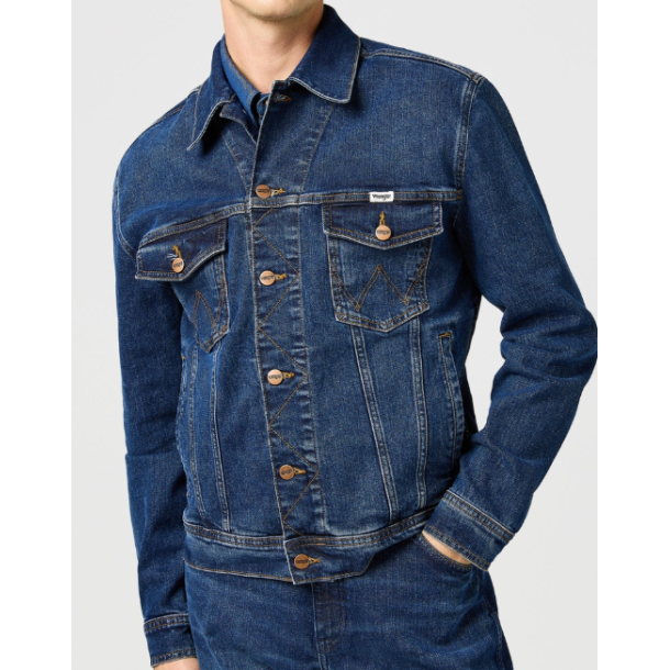 WRANGLER COWBOYJAKKE (CLASSIC) MEADOW HAZE STR. S-4XL 