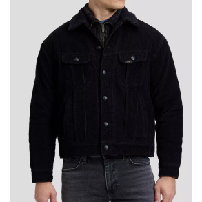 LEE SHERPA JAKKE  RELAXED FL�JL (SORT)