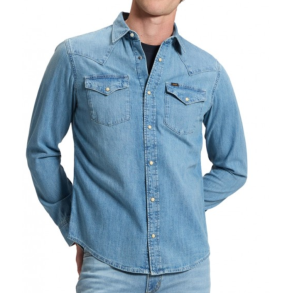 LEE COWBOYSKJORTE LYSEBL�