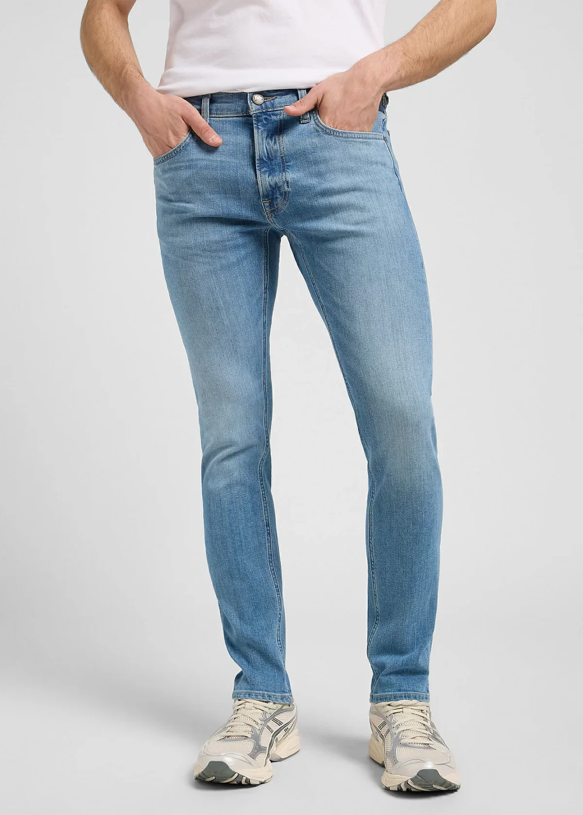 LEE LUKE SLIM TAPERED STRETCH BLÅ - LEE - Wrangler-Texas-Jeans.Dk