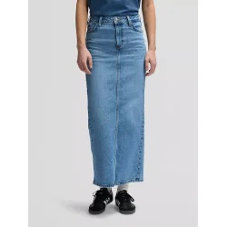 LEE NEDERDEL SIDE SLIT MAXI SKIRT 