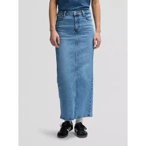 LEE NEDERDEL SIDE SLIT MAXI SKIRT 