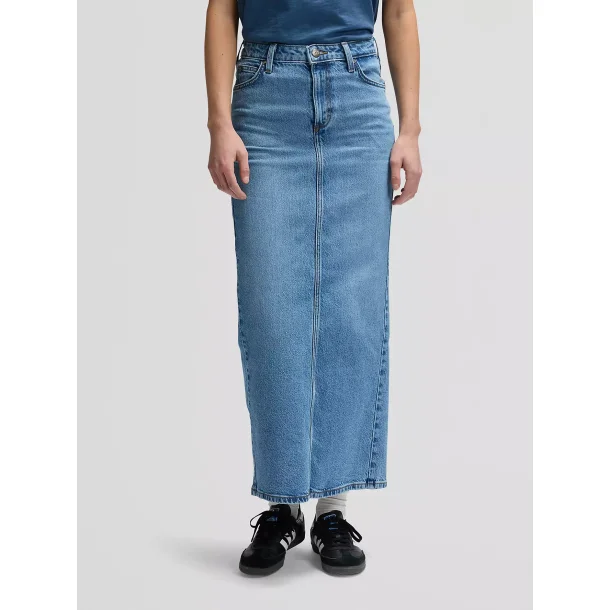 LEE NEDERDEL SIDE SLIT MAXI SKIRT 