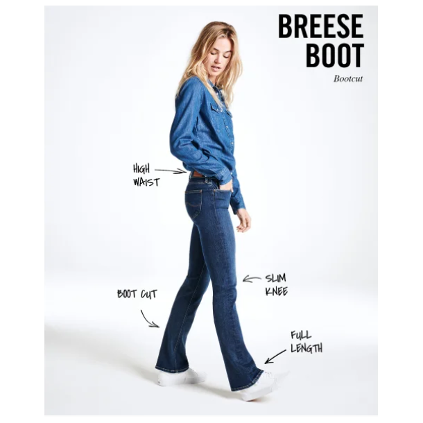 LEE BREESE BOOTCUT (M�RKE BL�) LET KVALITET