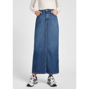 LEE NEDERDEL SIDE SLIT MAXI SKIRT 