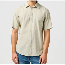 WRANGLER SKJORTE KORT RME  TEA (HR/BOMULD)
