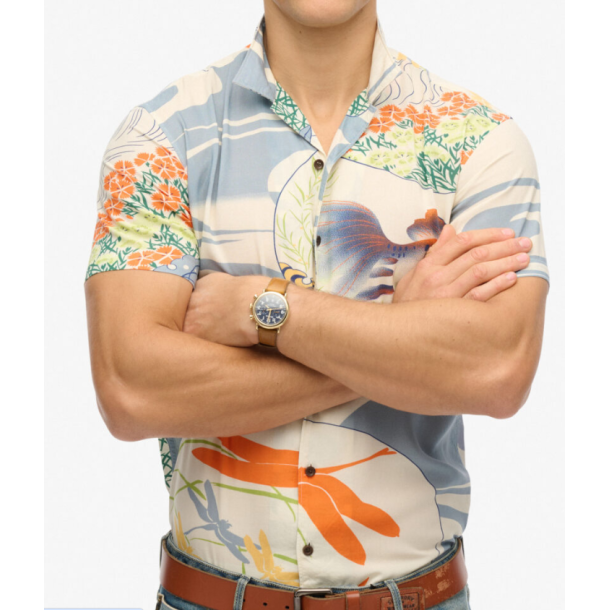 SUPERDRY HAWAII KORT RMET SKJORTE