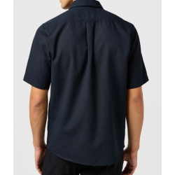 WRANGLER SKJORTE KORT RME  SORT (HR/BOMULD)