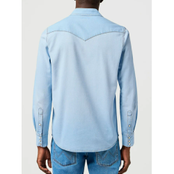 WRANGLER COWBOYSKJORTE  LYSE BL  (F STR.)