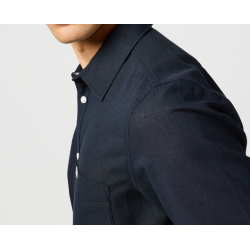 WRANGLER SKJORTE KORT RME  SORT (HR/BOMULD)