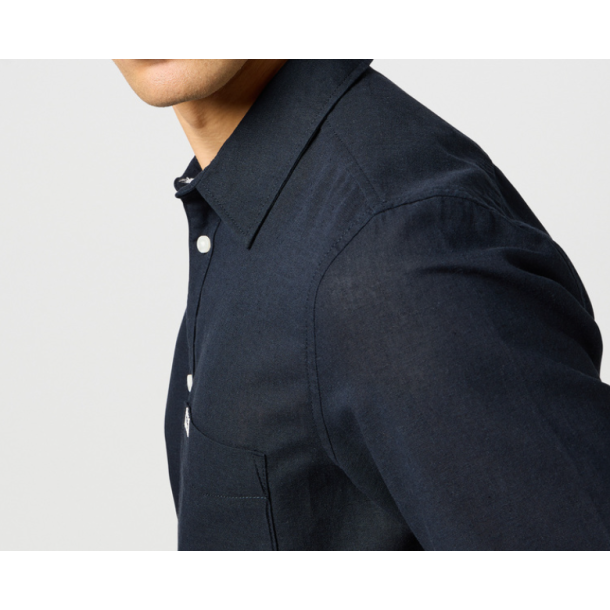 WRANGLER SKJORTE KORT RME  SORT (HR/BOMULD)