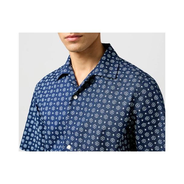 WRANGLER SKJORTE KORT RME  BL 