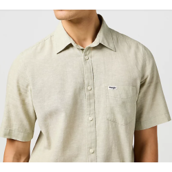 WRANGLER SKJORTE KORT RME  TEA (HR/BOMULD)