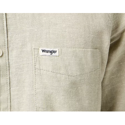 WRANGLER SKJORTE KORT RME  TEA (HR/BOMULD)
