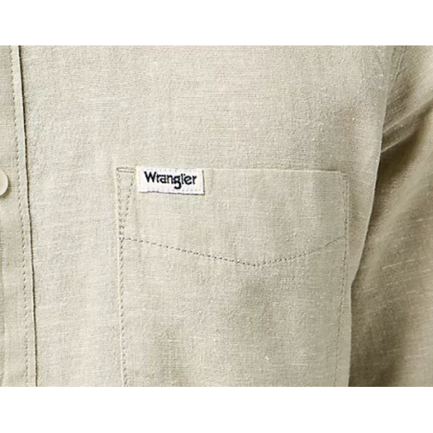 WRANGLER SKJORTE KORT RME  TEA (HR/BOMULD)