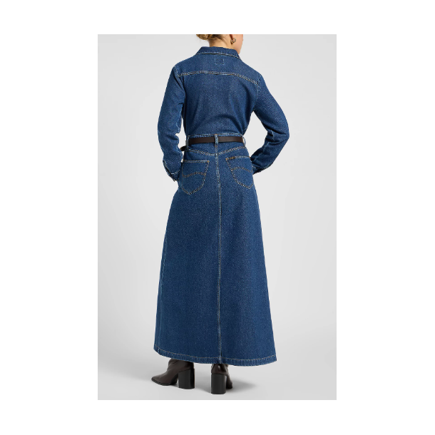 LEE MAXI DENIM UTILITY DRESS