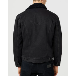 WRANGLER SHERPA JAKKE (SORT) 