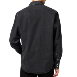 WRANGLER COWBOYSKJORTE (SORT) (F STR.)