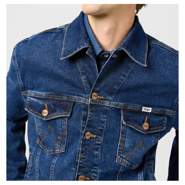 WRANGLER COWBOYJAKKE (CLASSIC) MEADOW HAZE STR. S-4XL 