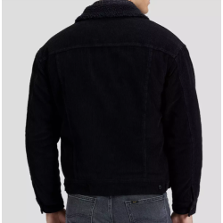 LEE SHERPA JAKKE  RELAXED FL�JL (SORT)
