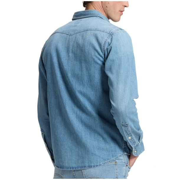 LEE COWBOYSKJORTE LYSEBL�
