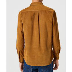 WRANGLER SKJORTE LANG RME BRUN (FLJL) 