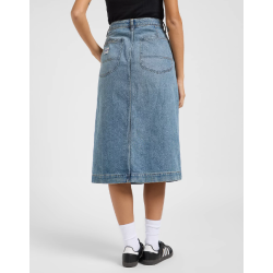 LEE NEDERDEL PATCH MIDI SKIRT 