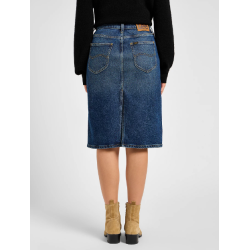LEE NEDERDEL MIDI SKIRT DARK 