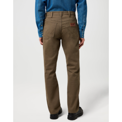 WRANGLER TEXAS JEANS STRETCH (VINTERBOMULD) TARMAC BRUN