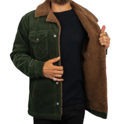 WRANGLER SHERPA JAKKE FLJL (GRN)